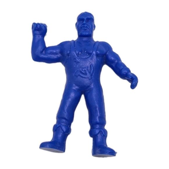 Mini Mashers AWA Remco 1986 Wrestling Blue Boris Zhukon Figure SKU324 - Picture 1 of 3